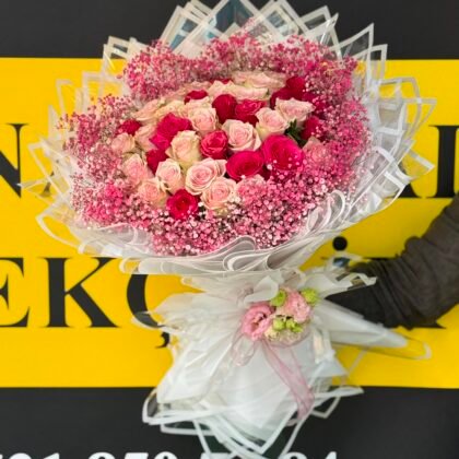Pembe Gül Buketi