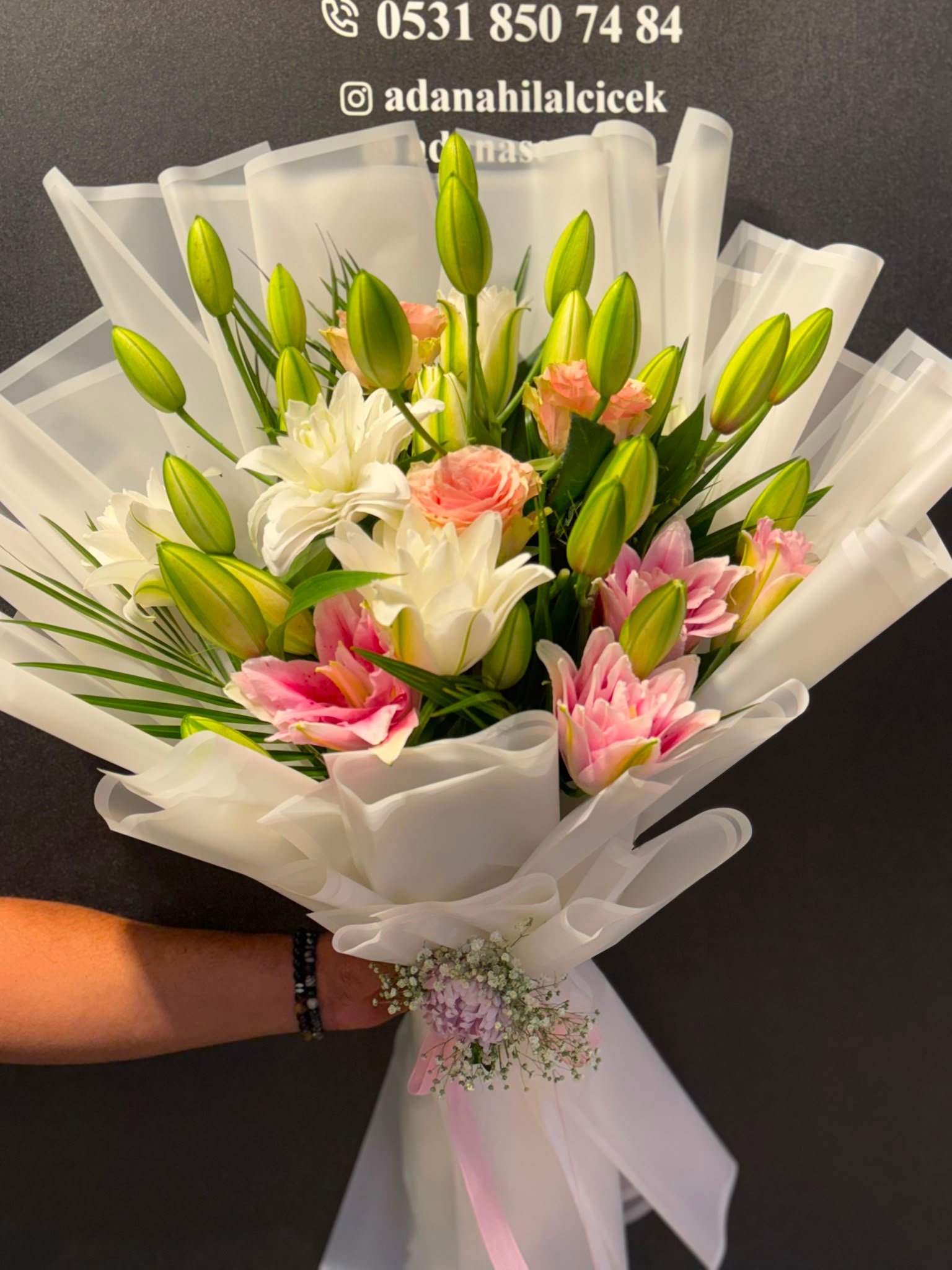 Lilyum (Kazablanka ) Gül Buketi