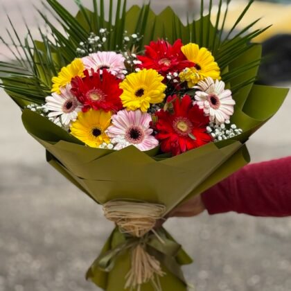 Karışık Gerbera Buketi
